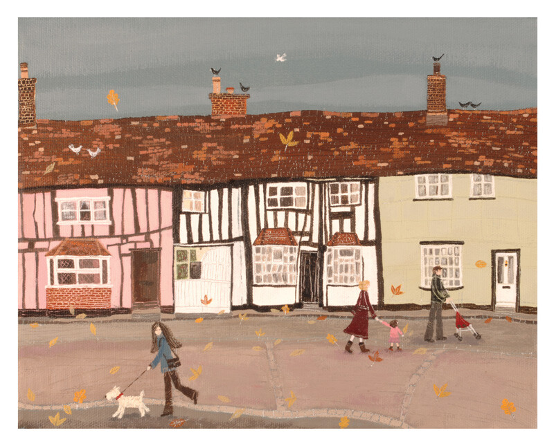 插畫(huà)家 Lucy Grossmith，Hall Street, Long Melford英國(guó)薩?？丝さ幕魻柦? id=