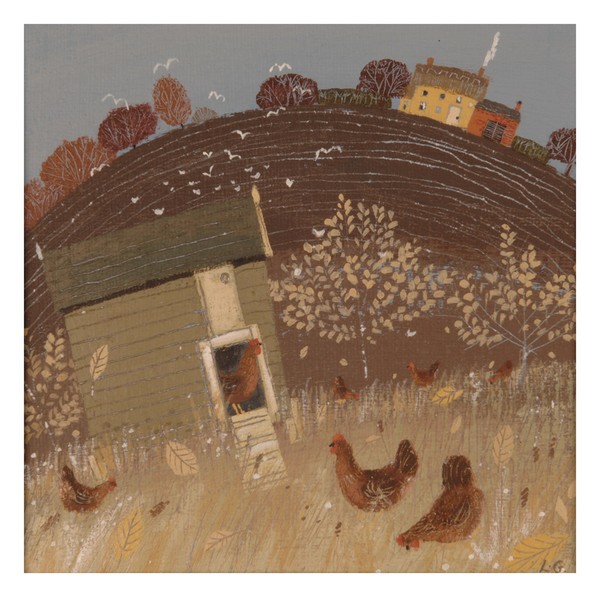 插畫家 Lucy Grossmith，秋季果園