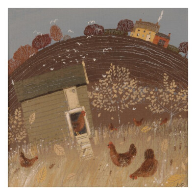 插畫家 Lucy Grossmith，秋季果園