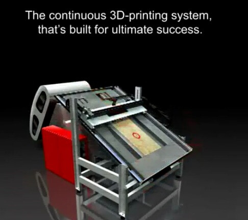 3D打印是一种加层制造技术，除了节省材料、降低成本之外，还可以制造出传统工艺无法制造的产品。但目前的3D打印机有一个瓶颈问题，那就是3D打印的产品很难量产，因为无法连续供料。现在这一问题有望得到解决。位于德国Friedberg的voxeljet公司已经推出一款可以连续打印的3D打印机。