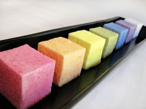 Rainbow Marshmallows、软糖、彩色、七彩、食物