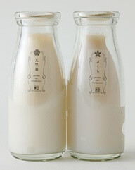 milk bottles