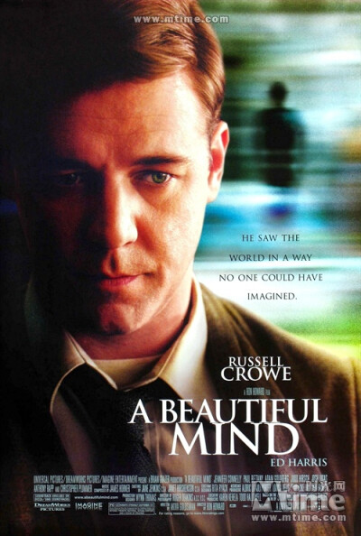 美丽心灵A Beautiful Mind(2001)海报 #01 【真的看哭了 %&gt;_&lt;%，太感人了！】