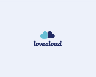 Lovecloud，由两瓣心组成的云