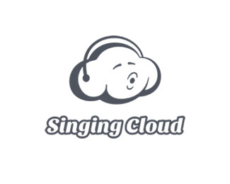 Singing Cloud 这个适合做音乐学校，录音工作室或咖啡馆的logo