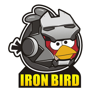 钢铁侠+愤怒的小鸟=IRON BIRD 24T诚意出品，每24小时一款Tee