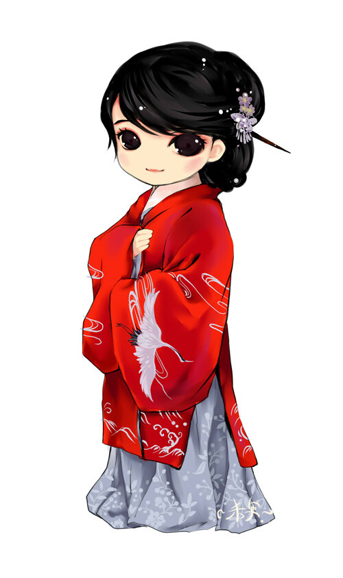 035、我们是汉族我们的衣衣也很美、萌 汉服