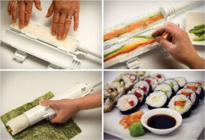 Sushi bazooka 这玩意真是做寿司的利器啊