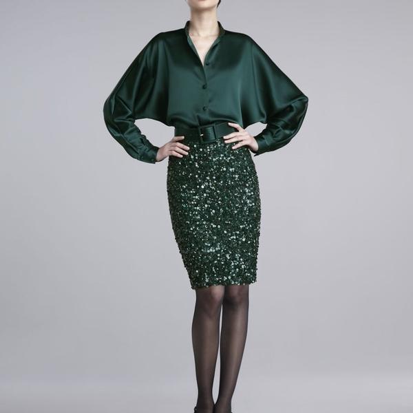 ST.JOHN 2012 Sequined Pencil Skirt