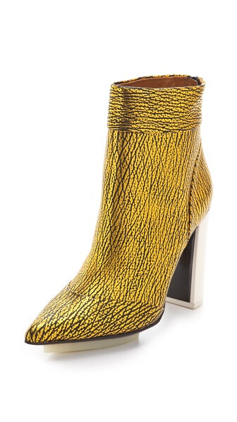 3.1 Phillip Lim Peggy Metallic Ankle Booties