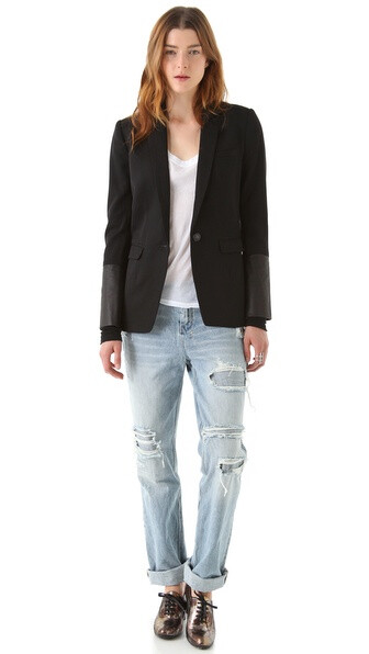 Ksubi Boyfriend Ripped Baggy Jeans