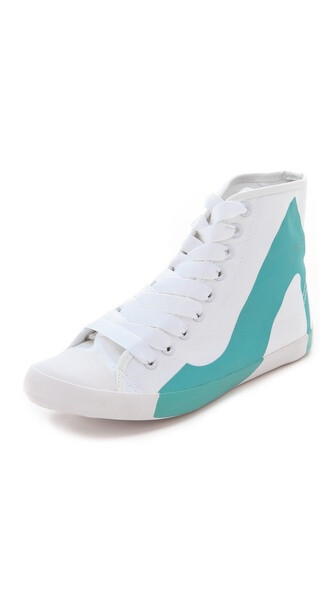 BE &amp; D Brightlight High Top Sneakers