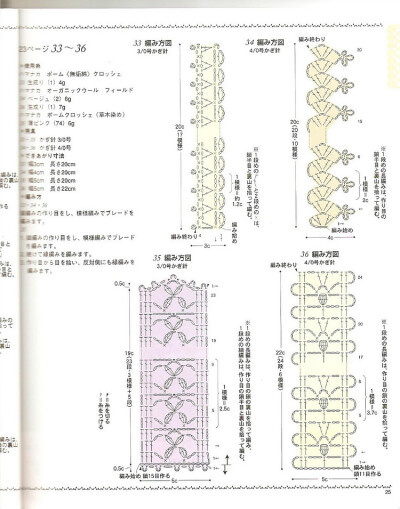 [日文]鉤針編織花樣 no.2952 - 紫蘇 - 紫蘇的博客