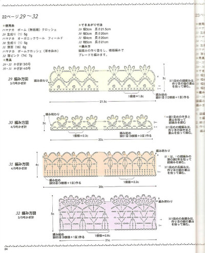 [日文]鉤針編織花樣 no.2952 - 紫蘇 - 紫蘇的博客