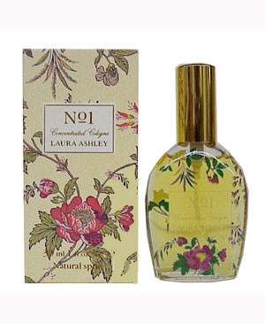 HUGE Laura Ashley No. 1 罗兰爱思 No.1 1号经典香水 香水的主要成分：桃子、佛手柑、柳橙花、栀子花、白松香、水仙、玫瑰、茉莉、兰花、康乃馨、桂皮、罗勒、檀香、麝香、香草、橡苔和仙客来。