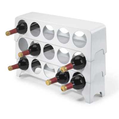 加拿大UMBRA原装进口 创意堆叠式设计 组合葡萄酒红酒酒架单层
