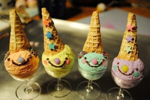 冰淇淋、美食