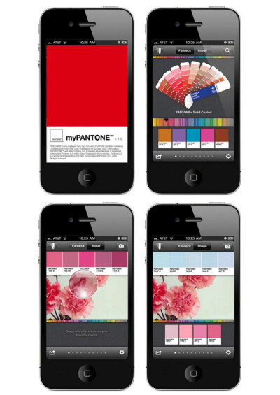 色彩研究和色彩系统服务商彩通（PANTONE）刚刚发布了最新版iPhone应用myPANTONE，允许用户通过手机在数码照片中抓取1.3万多种彩通颜色，将其存储到调色板中，以便将来参考。 此外，通过彩通的便携式颜色记忆（Porta…
