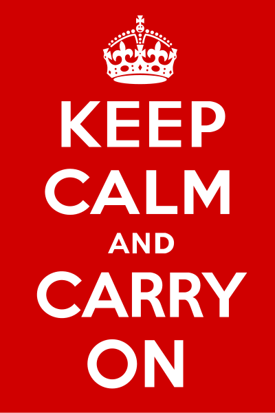 File:Keep Calm and Carry On Poster.svg