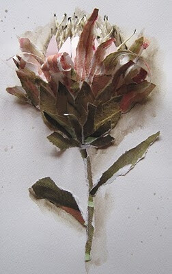 Terry Angelos - paper protea