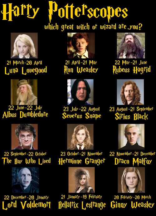 Harry Potter星座图