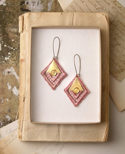 lace earrings - PHAIDRA-