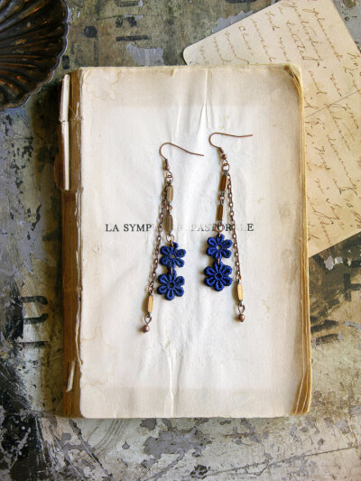 lace earrings -JOETTA-