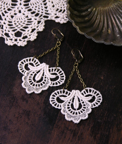 calliope lace earrings