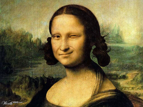 换了发型的Mona Lisa