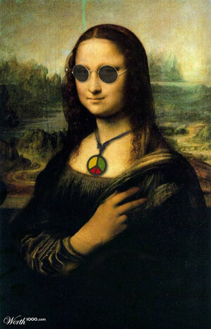 爱好和平的Mona Lisa