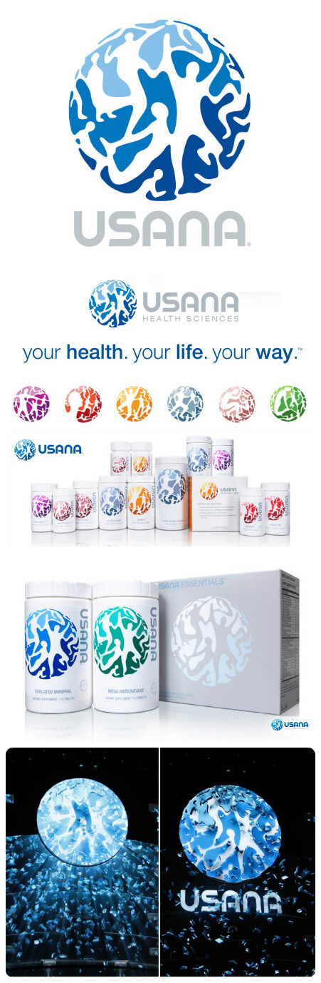 优莎娜健康科学公司USANA Health Sciences视觉形象