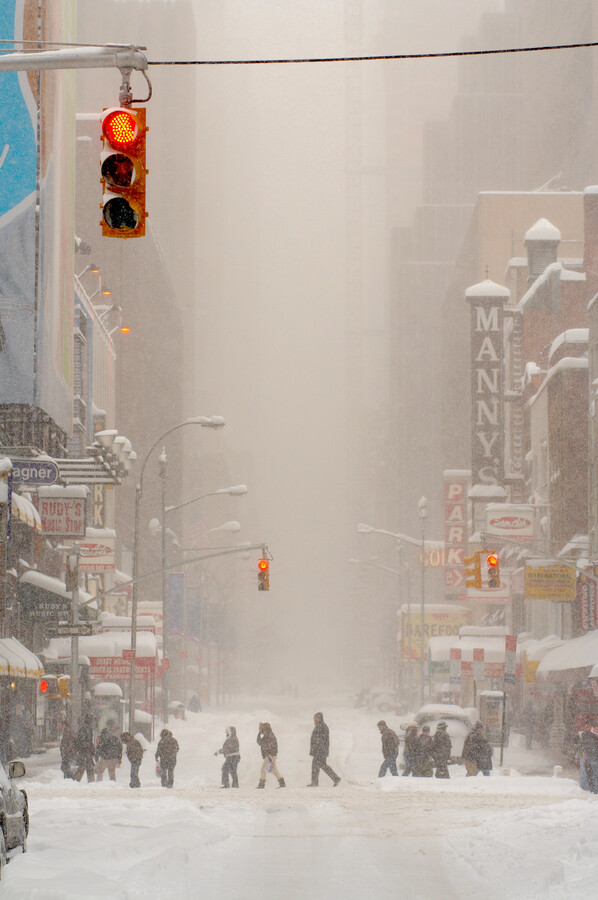 Photograph Blizzard, NYC by Tomas A. on 500px