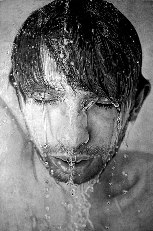 Paul Cadden 铅笔素描画
