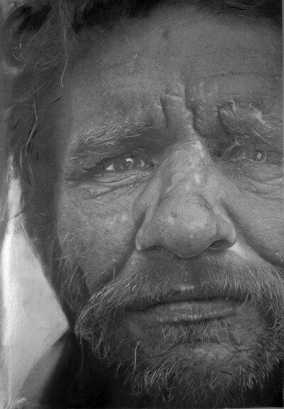 Paul Cadden 铅笔素描画