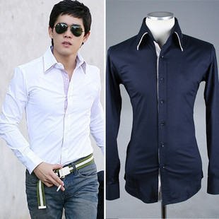 http://item.taobao.com/item.htm?spm=a1z10.3.17.58.140e6d&id=12730084418& 型男必备韩国风男士长袖衬衫