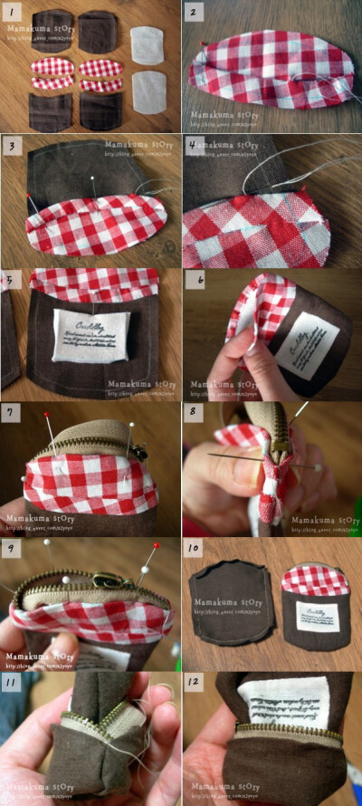 【汇手作】DIY草莓果酱零钱包，仿佛空气中都能闻到果酱的清甜味呢。