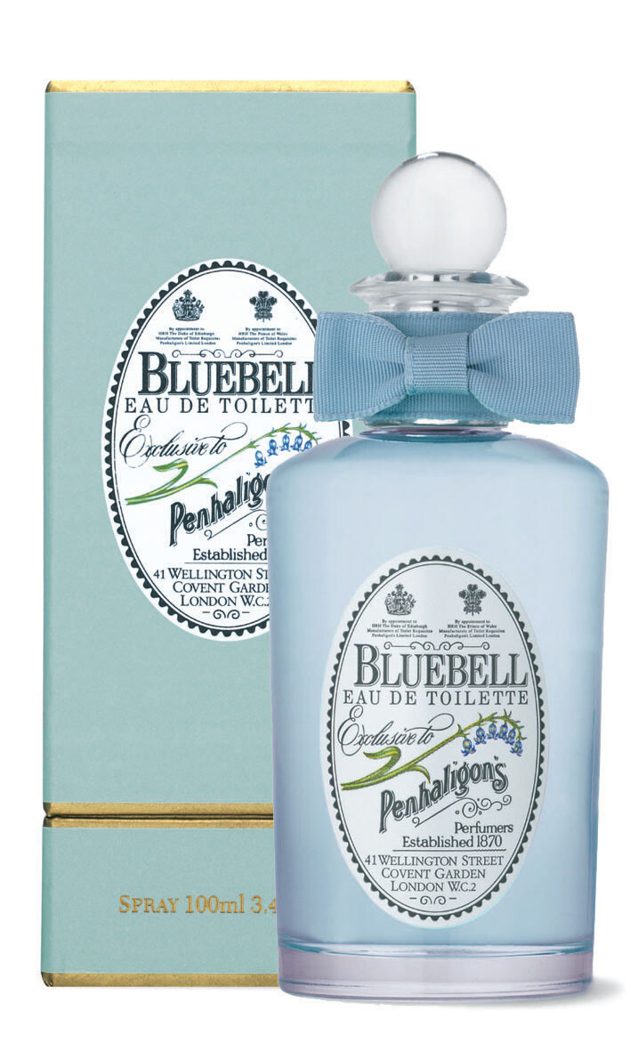 彭哈利根风信子 (Penhaligons Bluebell) 淡香水。彭哈利根 (Penhaligon) 最开始的店是坐落在杰明街旁边的澡堂，然而在1941年被两幢建筑物摧毁。1975年，一个全新的彭哈利根 (Penhaligon) 品牌店在考文特花园的时装设计师希拉和意大利导演的帮助下重新开张。保留了创始人威廉·彭哈利根 (William Penhaligon) 自己留下的模式，还推出了一系列传统花香气味的女士香水，特别是其独特而鲜明的风信子，依然在今天畅销。