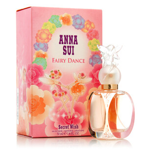 AnnaSui Fairy Dance安娜苏漫舞精灵女香 花果香调前调：橘子、芒果 粉红糊椒含苞待放漫舞期待之路：香氛中调的玫瑰(Fresh Rose)甜美柔情，将女孩的喜悦带领到快乐的顶峯。中调：新鲜玫瑰 牡丹 、竹子梦想踏实喜悦微风轻拂：微风的向晚在夕阳祝福下,快乐香氛包 围着充满欢乐的人群们。后调：檀香木 香根草 、香草