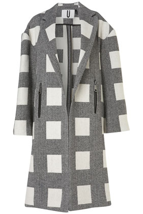 **Herringbone Cube Coat by Unique