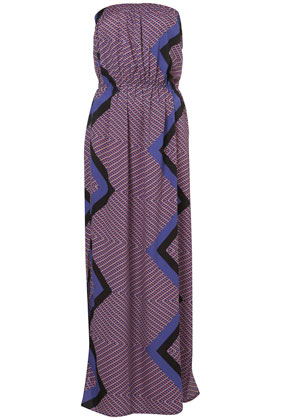 Cobalt Tile Maxi Cover Up