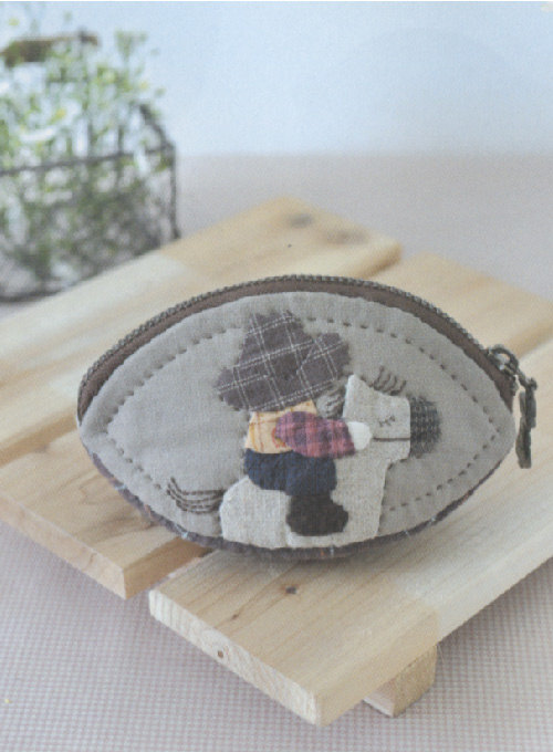 How to make Cowboy coin purse Bag Handbag Wallet hand embroidery stitch sewing applique patchwork quilt PDF E Patterns ebook