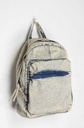 urban outfitters D&OAcid Wash 水洗做旧感 双肩包