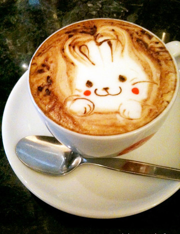 小兔子咖啡。 &lt; Tina &gt;