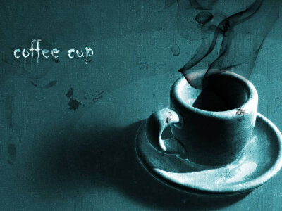 Abstract Wallpaper: Coffee Cup