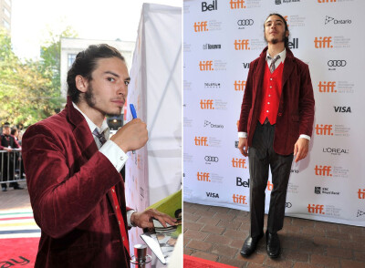 Ezra Miller - The Perks of Being a Wallflower premiere at the TIFF, September 8th 2012 Look at Ezra’s kicky french braid! It’s gorgeous!