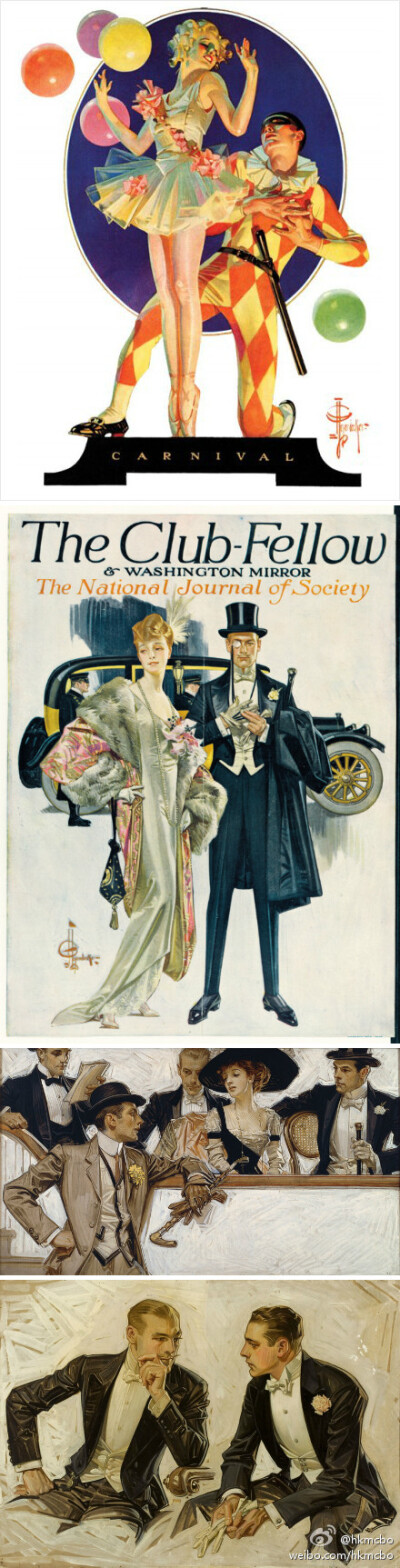 J.c leyendecker(1874-1951),美國二十世紀最卓越的插畫師之一