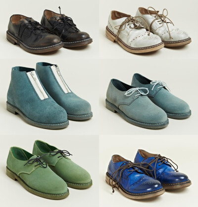 第一排:Marsell Women's Culatta Oxford Shoes,第二排:Cherevichkiotvichki Women's