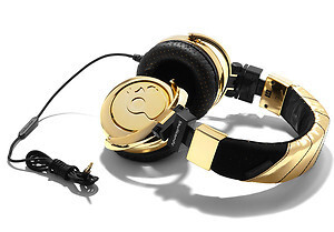 美国原装Skullcandy G.I. 耳机 DJ 金色 限量版