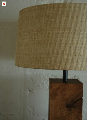 wood lamp