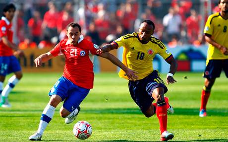 cosas del futbol ... la marea roja de Chile ... hoy partido de la seleccion entre Colombia y Chile //things soccer ... Red tide Chile ... Today's match between Colombia and Chile selection //事情足球...赤潮智利...今天的哥伦比亚和智利之间的匹配选择